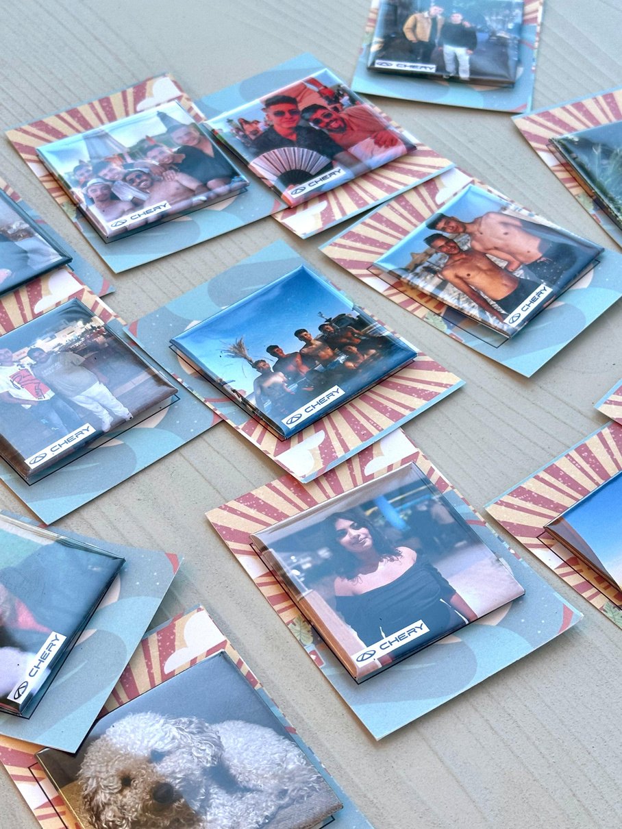 Chery magnet cards